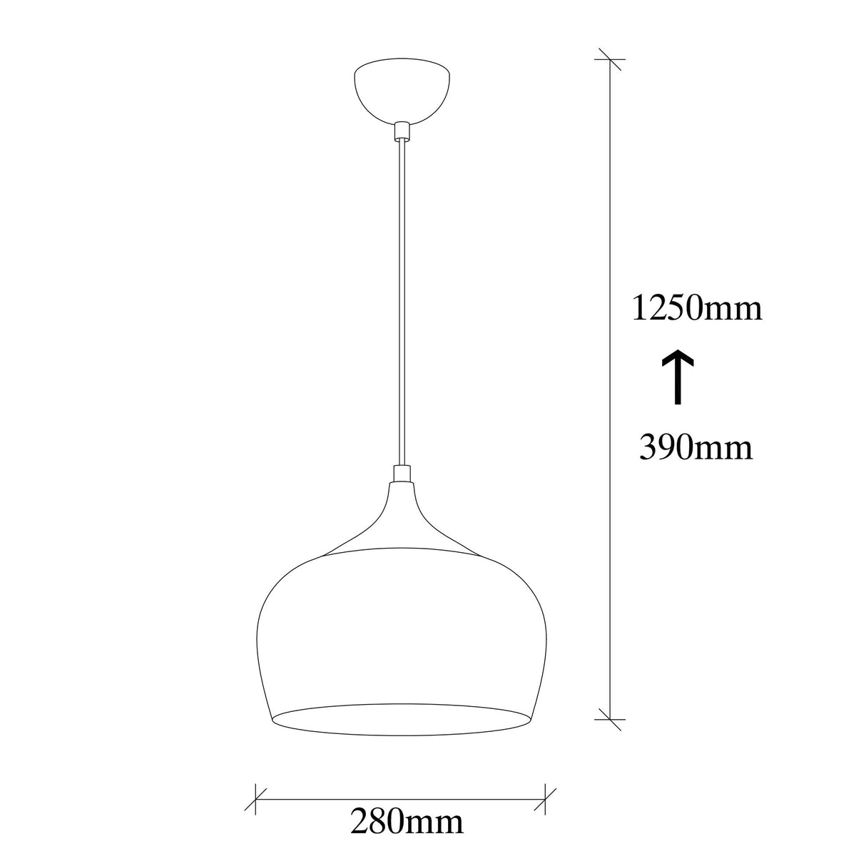 Hanglampen - Hanglamp Koperkleurig Metaal Forge - Dimehouse