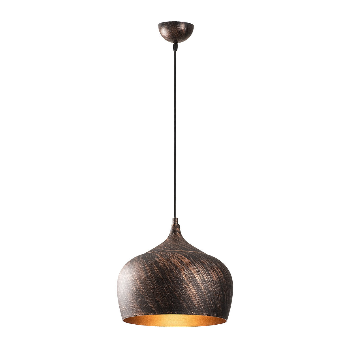 Hanglampen - Hanglamp Koperkleurig Metaal Forge - Dimehouse