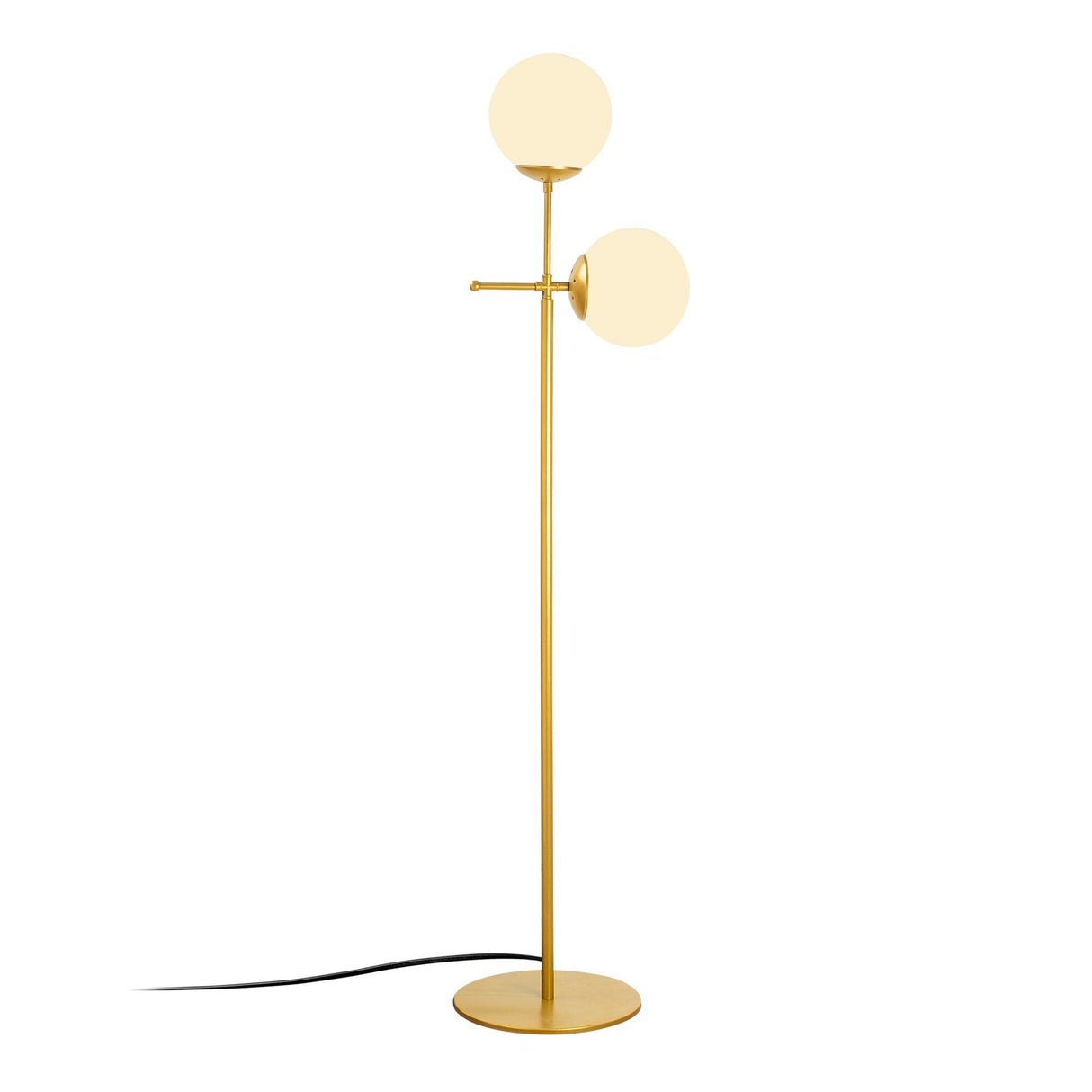 Vloerlampen - Vloerlamp Goud Glas Perla - Dimehouse