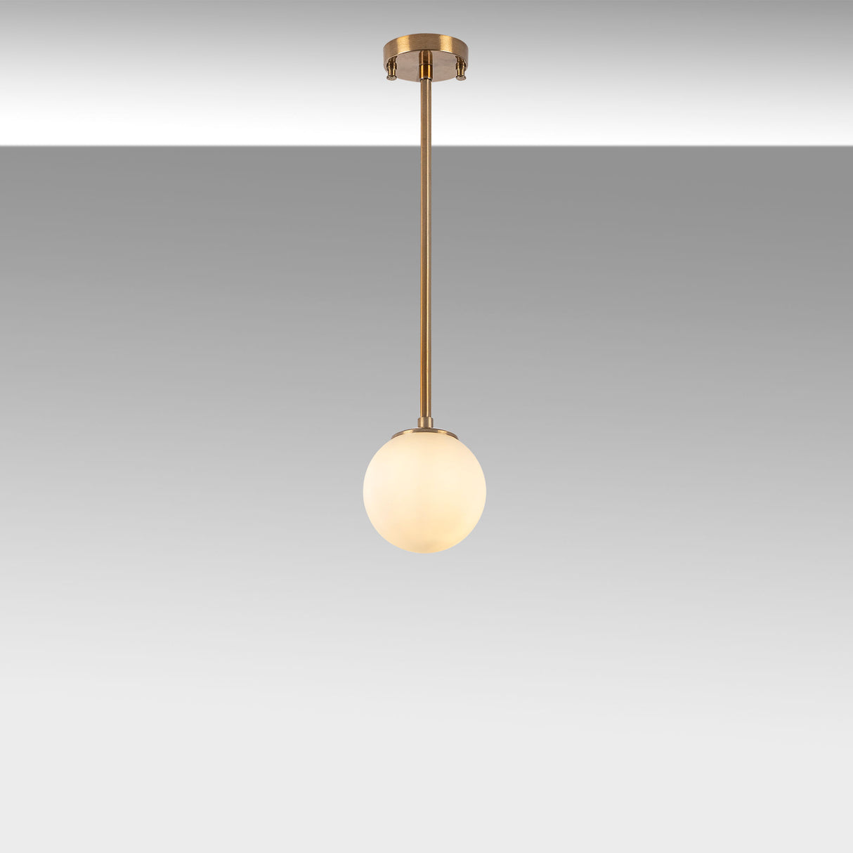 Lampada a sospensione a 3 luci color bronzo con paralume bianco in metallo selce