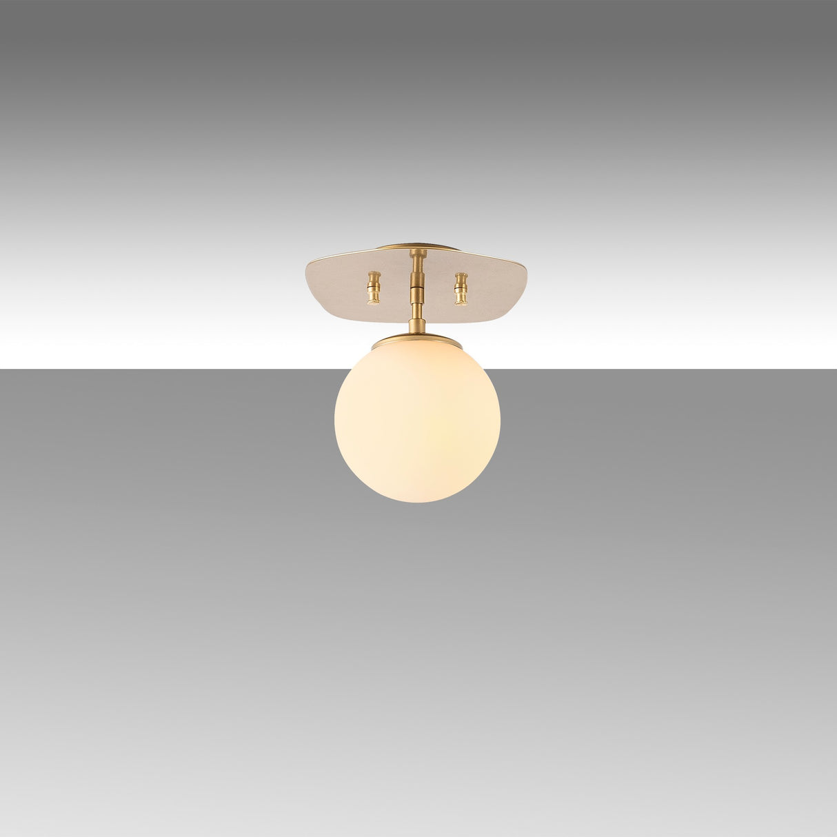Plafondlampen - Plafondlamp 1 - lichts Goud Glas Axel - Dimehouse