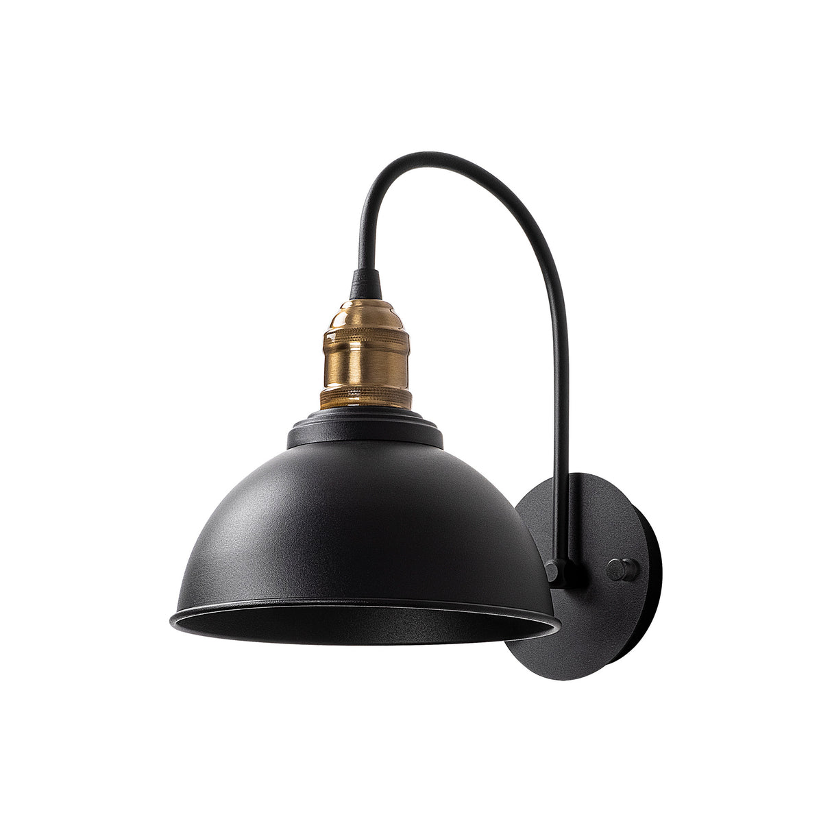 Wandlampen - Wandlamp Zwart Metaal Bane - Dimehouse