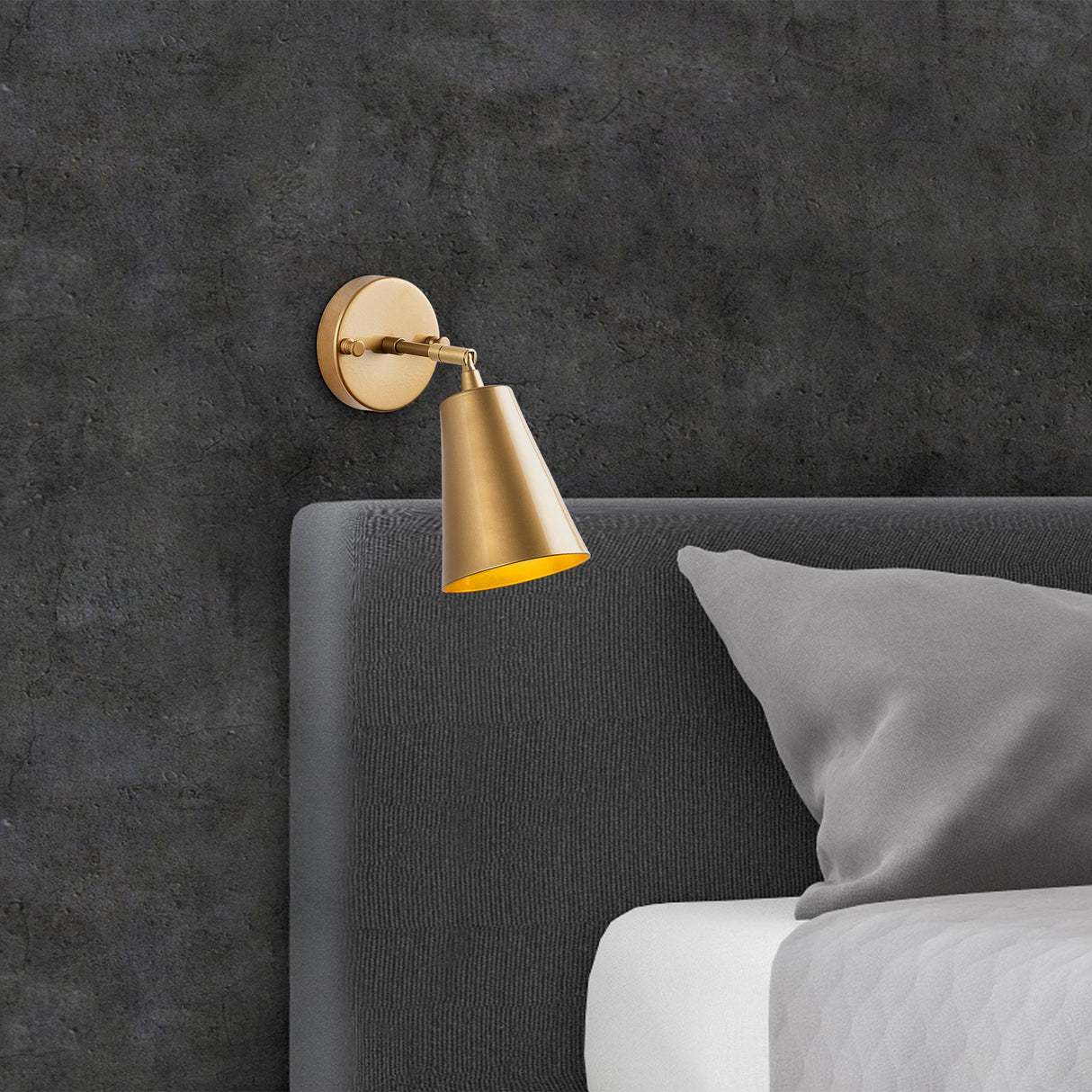 Wandlampen - Wandlamp Goud Glas Glacier - Dimehouse