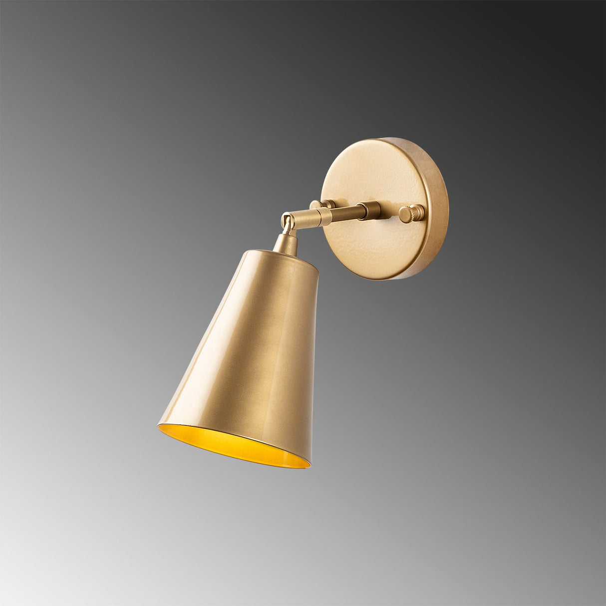 Wandlampen - Wandlamp Goud Glas Glacier - Dimehouse