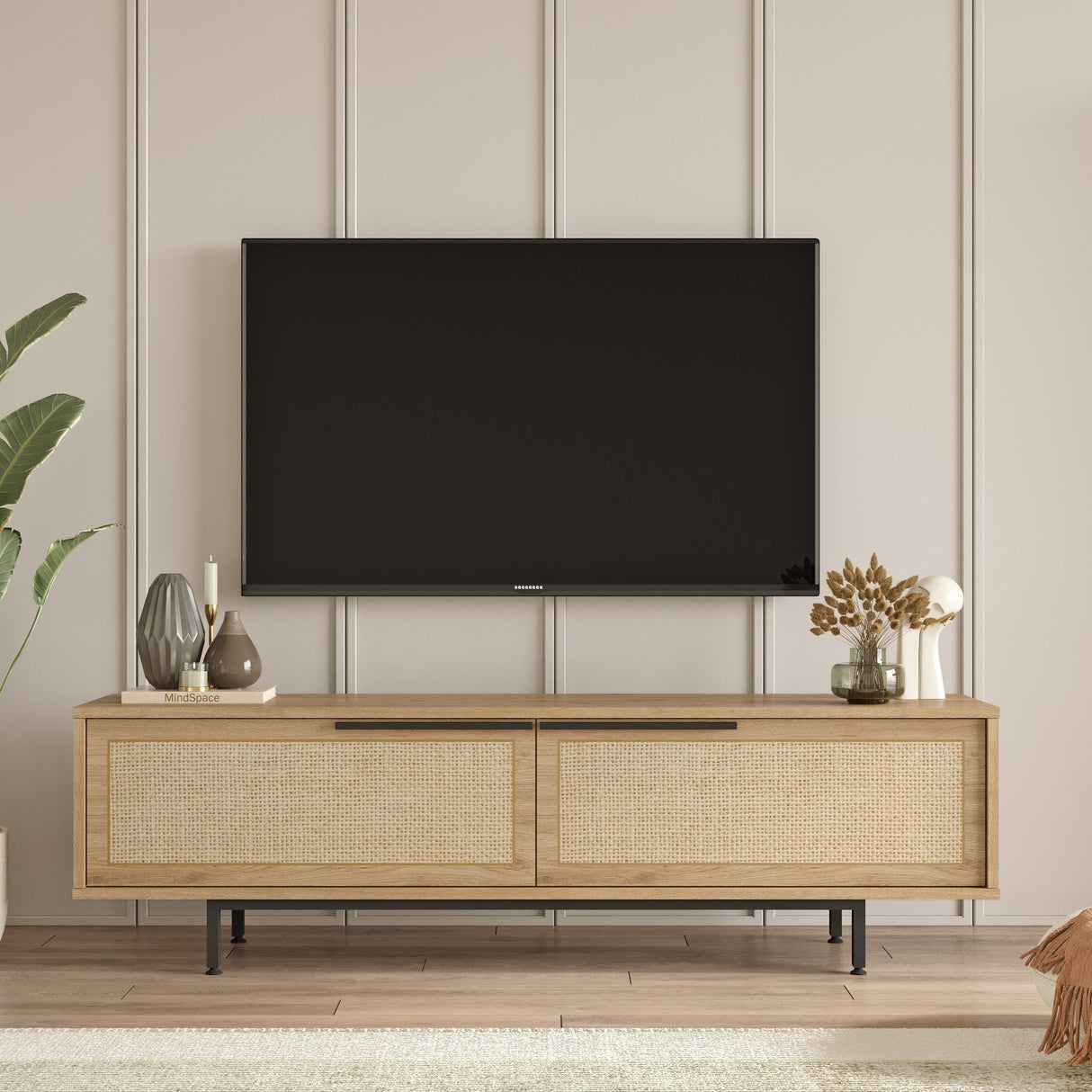 Mobile TV Kosmos Noce Rovere Melaminico 160x45,1x35,5 cm
