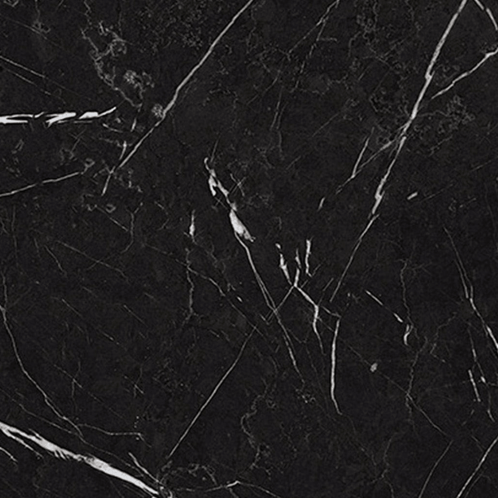 Bistro eettafel zwart marmerlook melamine - 70x70 cm - Elmo