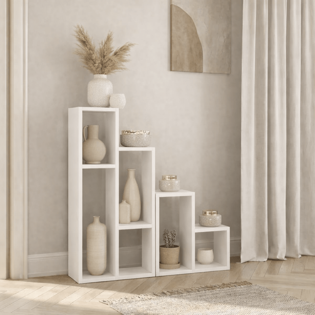 Scaffale componibile melaminico bianco Sule 42x89x20 cm