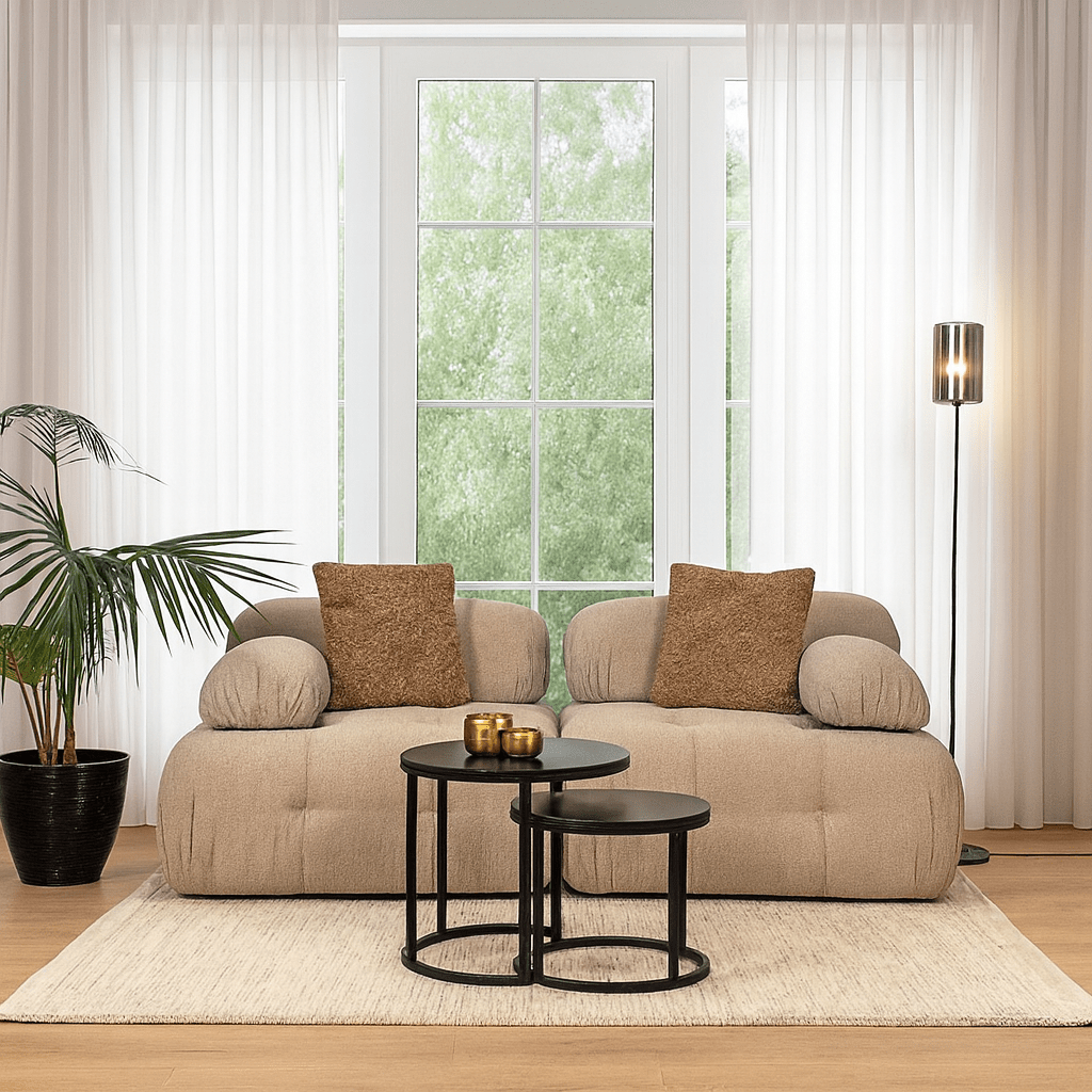 Divano componibile 2 posti Doblo beige