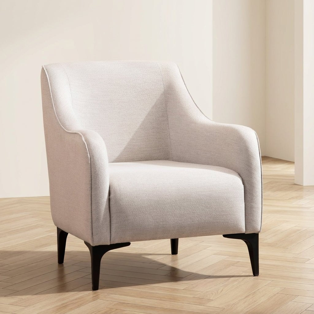 Poltrona Belissimo Off White foto suggestiva in un interno moderno