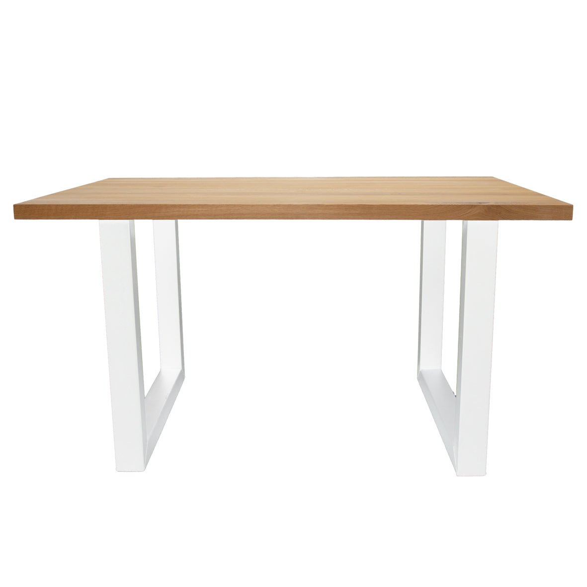 Eettafels - Eettafel Rover Eikenhout U - poot Wit - Dimehouse
