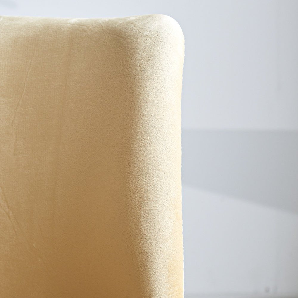 Sedia per sala da pranzo Jace Dimehouse Beige LxWxH 70x58x53 Tessuto Dettaglio fotografico atmosferico