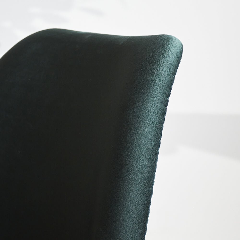 Sedia per sala da pranzo Jace Dimehouse Verde LxPxH 70x58x53 Tessuto Dettaglio fotografico atmosferico