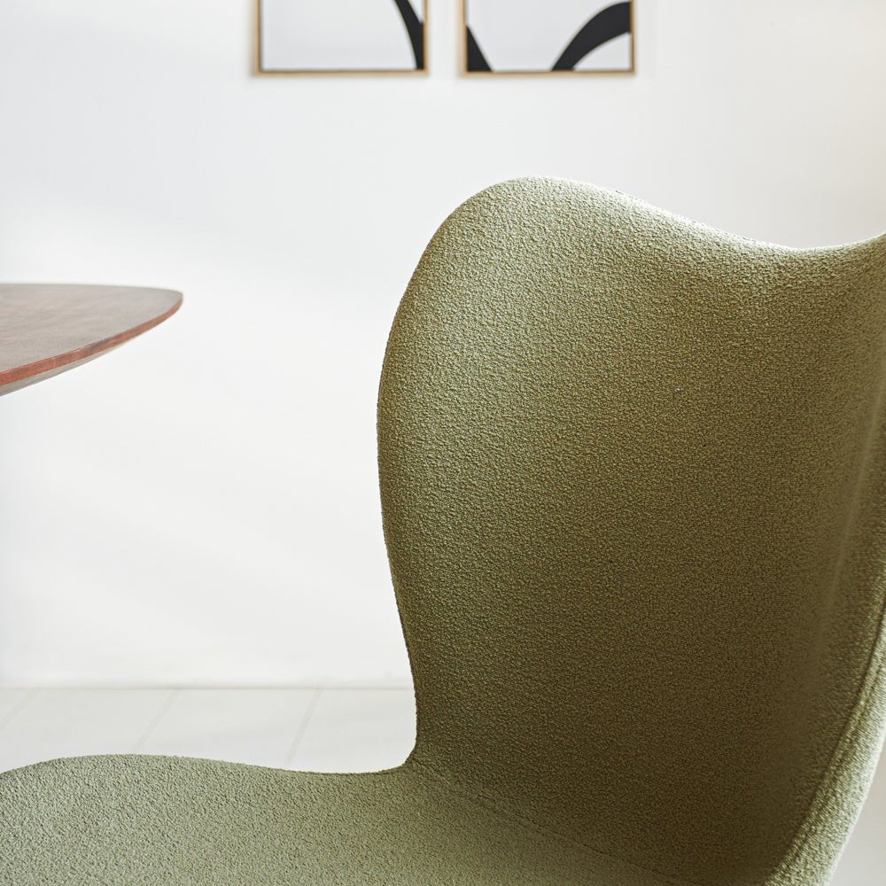 Sedia per sala da pranzo Sia Dimehouse Verde LxPxH 72x55x51 Tessuto Atmosfera foto diversa