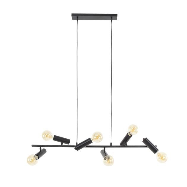 Lampada a sospensione Johannes DH Interior Carbone Metallo Bianco foto vista frontale diagonale