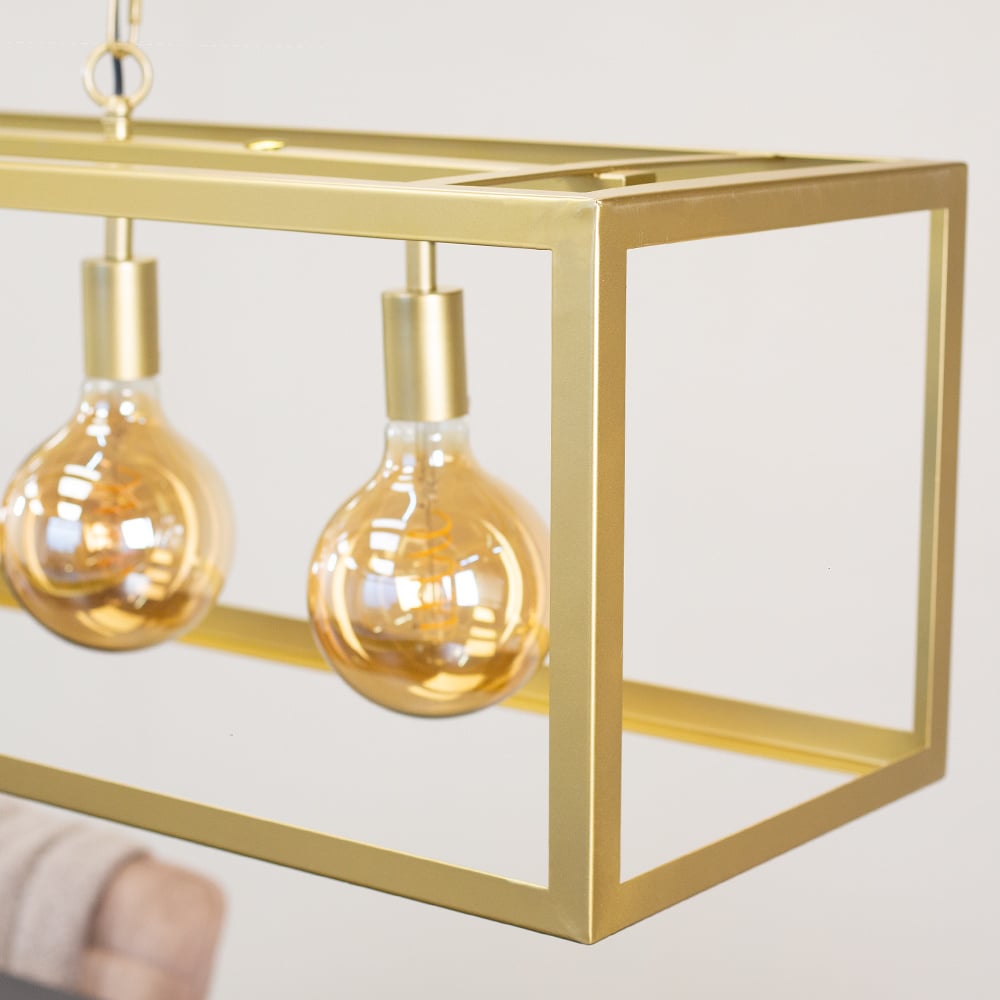 Lampada a sospensione Aiden Dimehouse Oro LxPxA 105x41x36 Metallo Atmosferica dettaglio fotografico