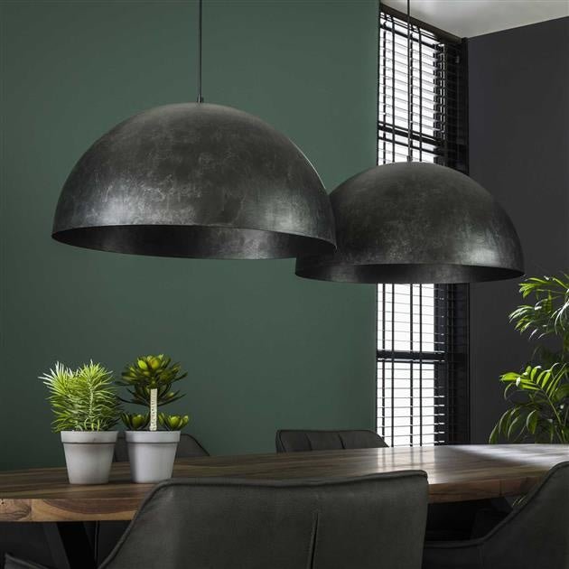 Lampada a sospensione Dacia DH Interior Antracite LxPxA 128x67x38 Metallo Foto atmosferica vista frontale diagonale