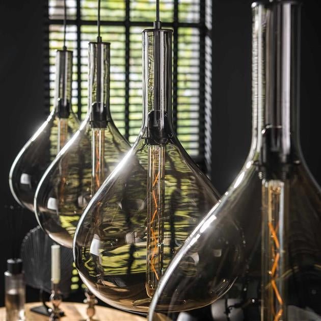 Lampada a sospensione Karen DH Interior Nero LxLxH 102x58x39 Metallo Atmosfera foto dettaglio