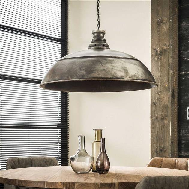 Lampada a sospensione Leonard DH Interior Argento LxLxA 84x84x30 Argento Foto di atmosfera vista obliqua frontale