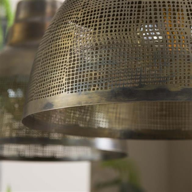 Lampada a sospensione Luisa DH Interior Bronzo LxLxH 79x42x37 Bronzo Foto atmosferica dettaglio