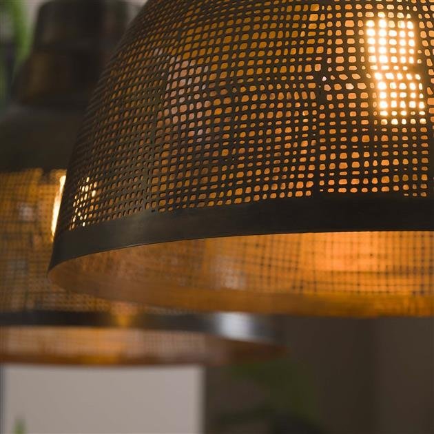 Lampada a sospensione Luisa DH Interior Bronzo LxLxH 79x42x37 Bronzo Foto atmosferica dettaglio