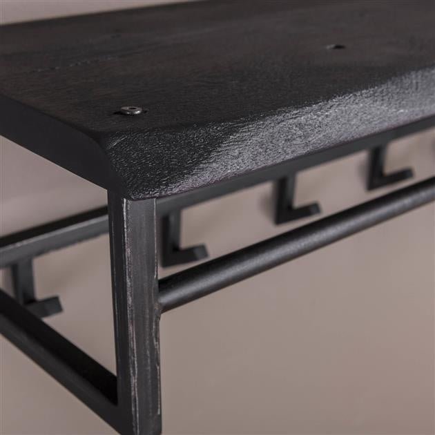 Appendiabiti Yme DH Interior Acacia LxPxH 103x37x30 Legno di acacia Atmosferica foto dettaglio