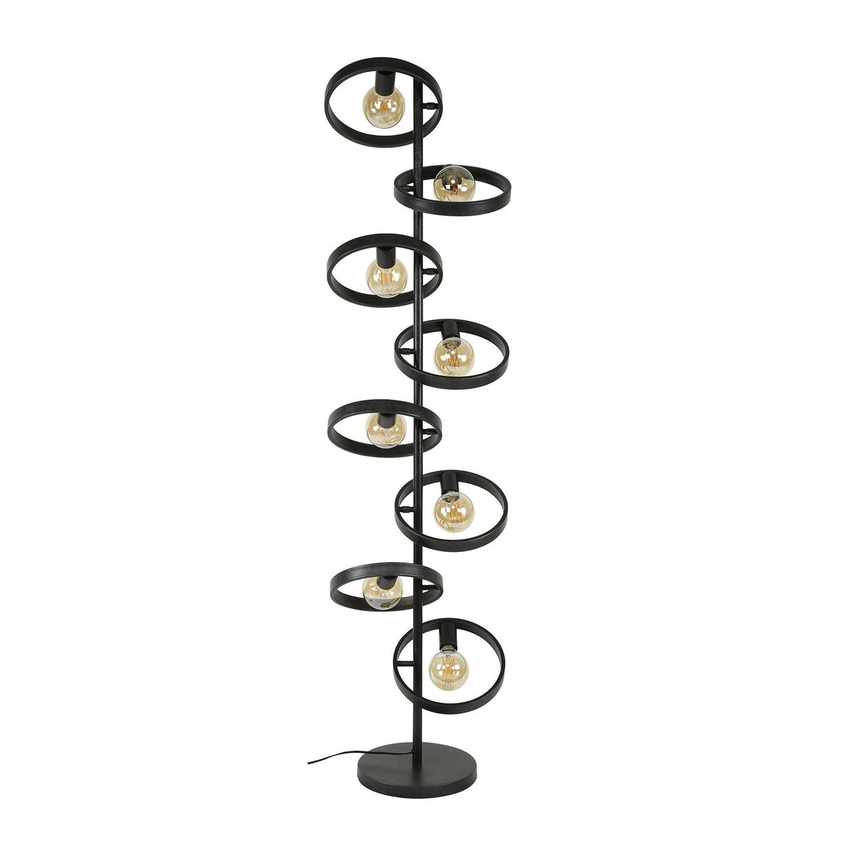 Lampada da terra Otan DH Interior Antracite LxPxA 153x44x18 Metallo Bianco foto vista frontale diagonale