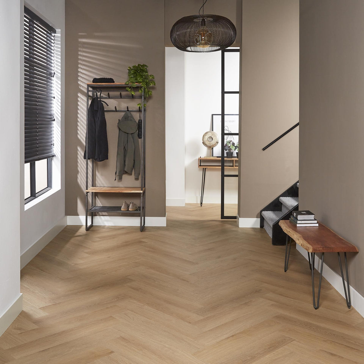 Appendiabiti Karl DH Interior Acacia LxWxH 182x70x35 Legno di acacia Foto atmosferica in situazione