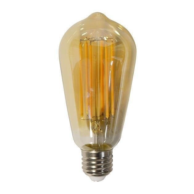 Sorgente luminosa LED DH Interno Vetro color ambra LxPxH 15x7x7 Vetro color ambra Foto bianca vista frontale