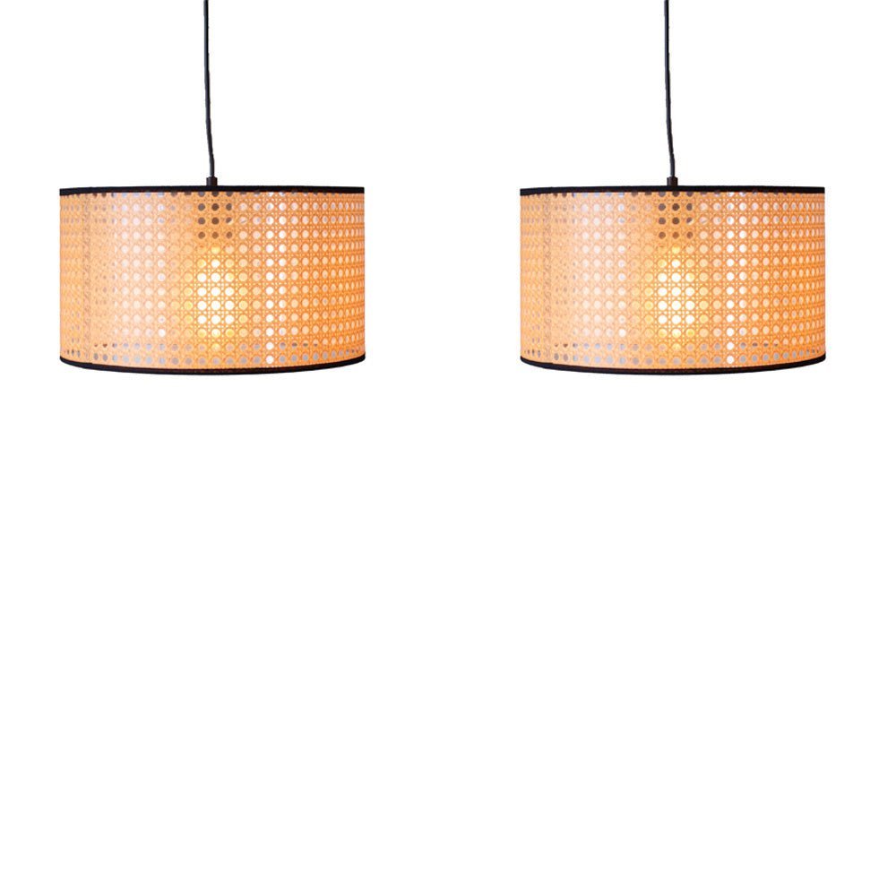 Lampada a sospensione Airen Dimehouse Oro LxPxA 70x34x25 Plastica Bianca foto vista frontale