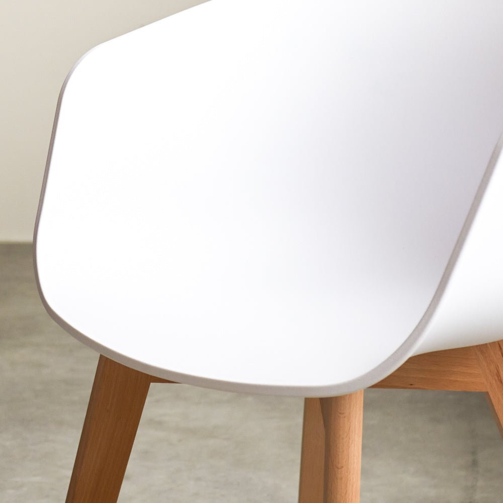 Sedia per sala da pranzo Herning Dimehouse Bianco LxPxA 68x60x51 Plastica Foto di dettaglio atmosferico