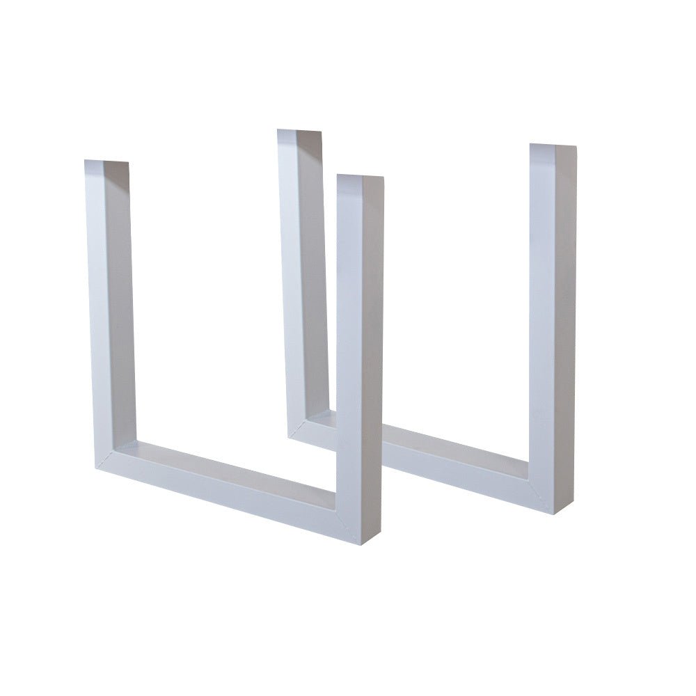 Telaio U Bianco Dimehouse Bianco LxPxA 78x74x29 Metallo Foto bianca vista frontale diagonale