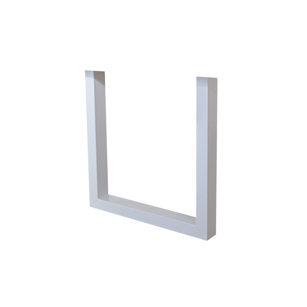 Telaio U Bianco Dimehouse Bianco LxPxA 78x74x29 Metallo Foto bianca vista frontale diagonale