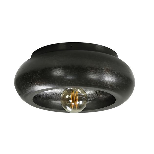 Lampada da soffitto Skyler DH Interior Nero LxLxH 45x45x20 Nichel Bianco foto vista frontale