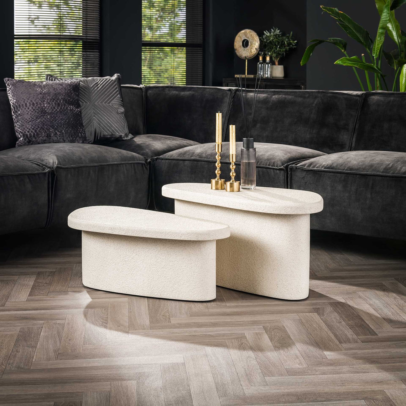 Marmer Salontafel - Dimehouse