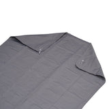 Materasso ad aria 1 persona con sistema di gonfiaggio integrato 205x67x10 cm Dimehouse Grigio LxPxH 23x15x15 Nylon Bianco dettaglio foto