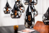 Hanglampen - Glazen Hanglamp Kesi 8 - lichts Smoke Glas - Dimehouse