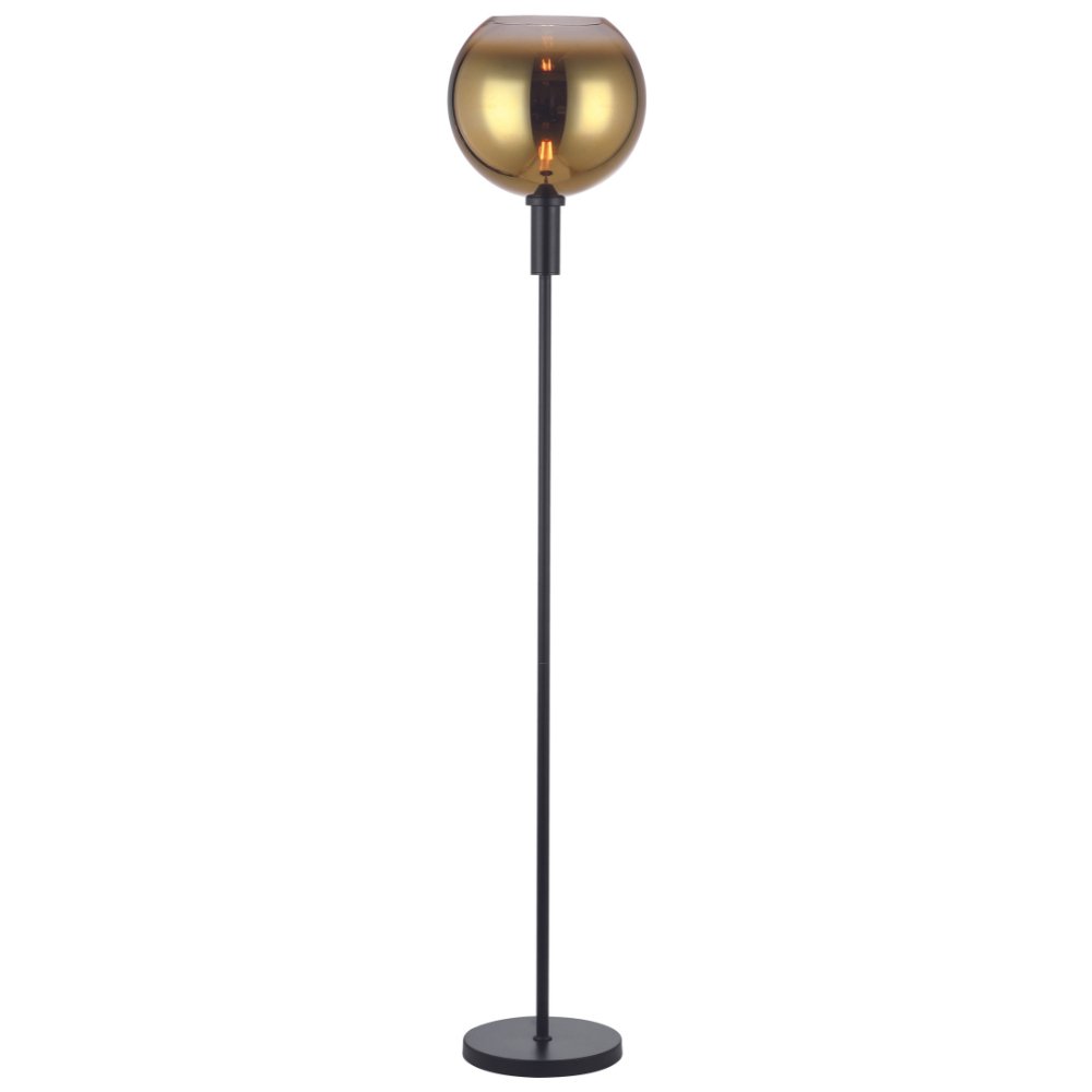 Vloerlampen - Vloerlamp Nala 1 - lichts glas goud - Dimehouse