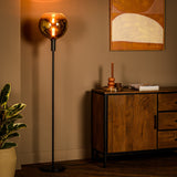 Vloerlampen - Vloerlamp Nala 1 - lichts glas goud - Dimehouse