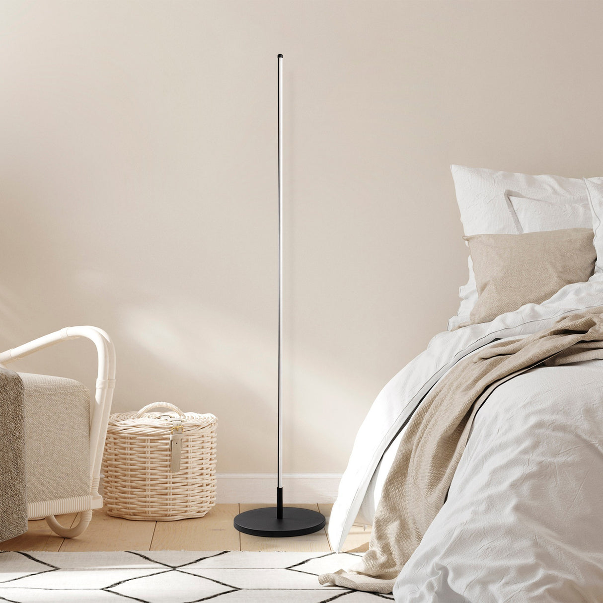 Vloerlampen - Vloerlamp Zwart Metaal Sylvan - Dimehouse