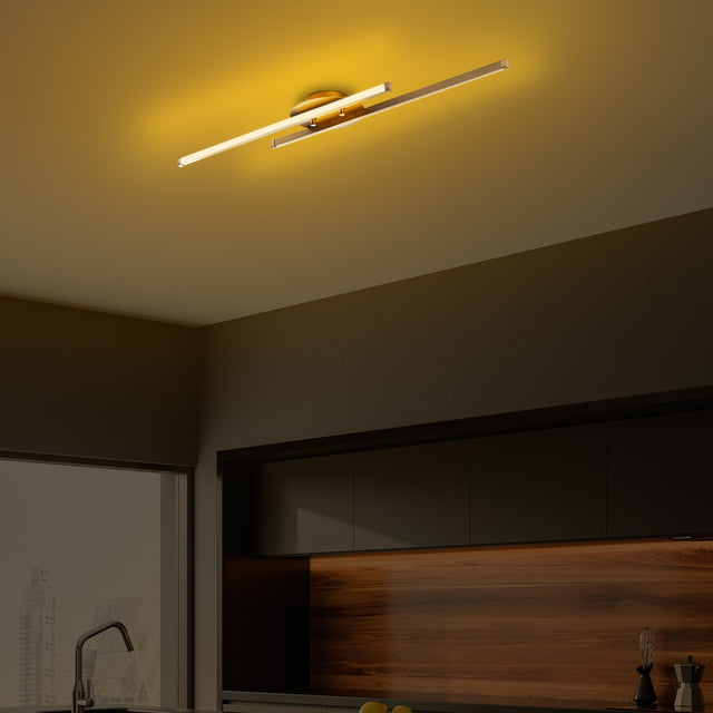 Plafondlampen - Plafondlamp Goud Metaal Hawk - Dimehouse