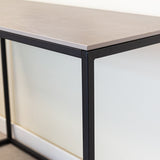 Kaptafels - Kaptafel Fien Grijs Marmerlook 100x40 cm - Dimehouse
