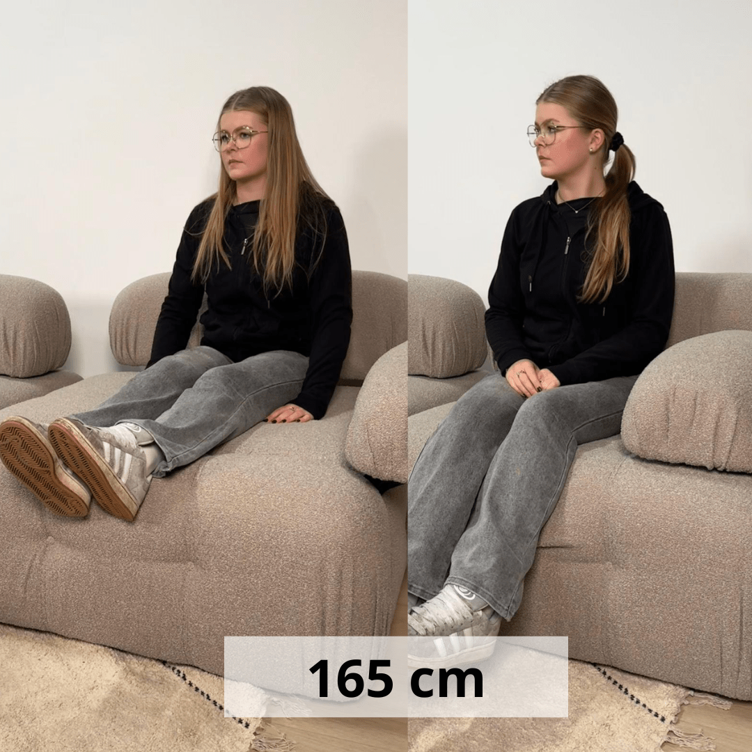 Divano componibile 2 posti Doblo beige