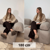 Divano componibile 2 posti Doblo beige