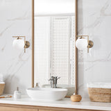 Lampada da parete a 1 luce in metallo color rame Haven