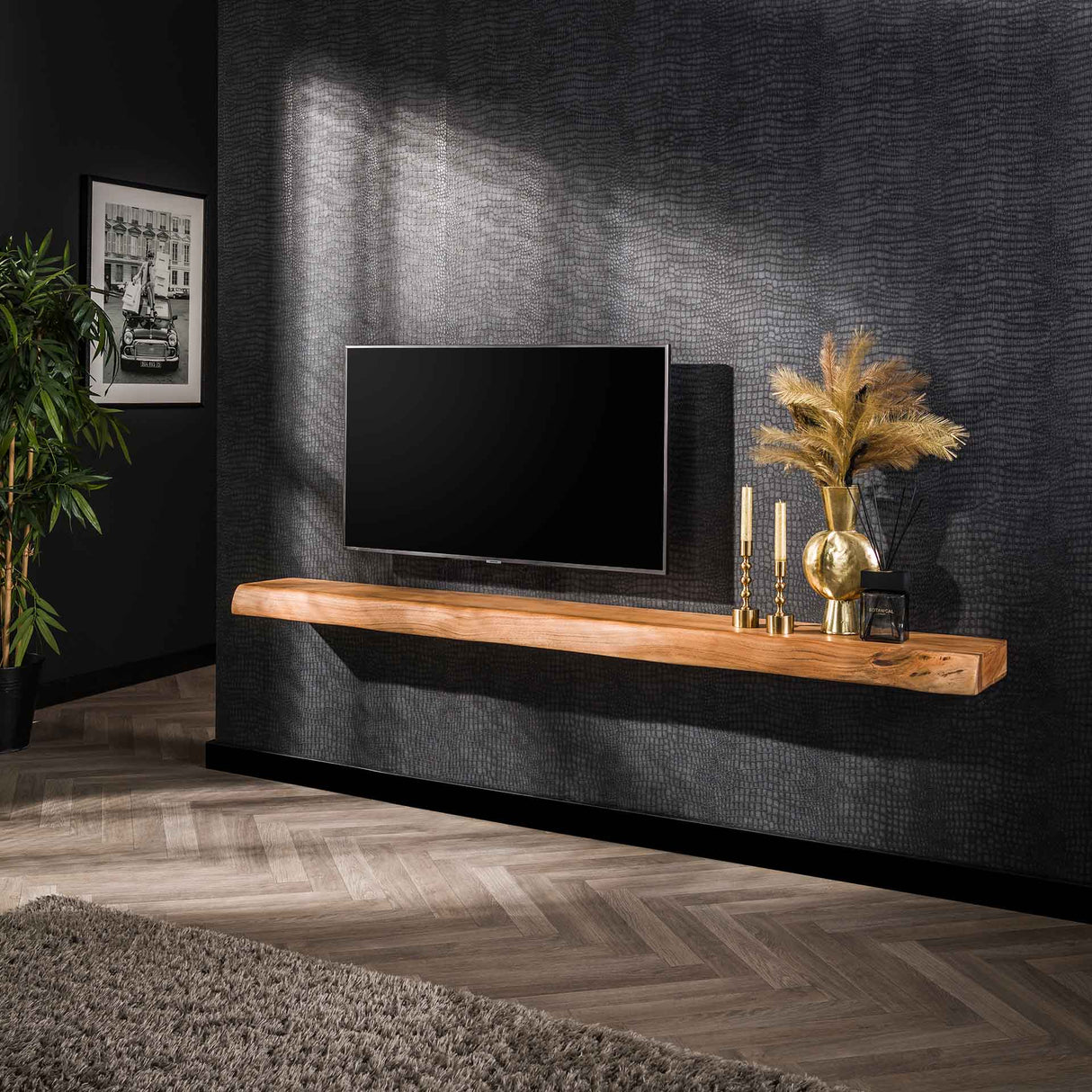 Wandplanken - Wandplank Youri 200 cm - Dimehouse