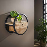 Mensola a muro Liv DH Interior Hardwood LxLxH 43x43x28 Hardwood Foto atmosferica vista frontale diagonale