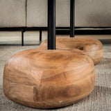 Salontafels - Salontafel set van 2 Mosi Organisch Acaciahout Naturel - Dimehouse