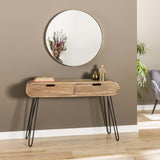 Toeletta Jasmine DH Interior Mango LxPxH 124x35x28 Legno di mango Vista frontale della foto suggestiva