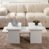 Salontafels - Salontafel Wit Melamine Rebellion - Dimehouse