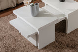 Salontafels - Salontafel Wit Melamine Rebellion - Dimehouse